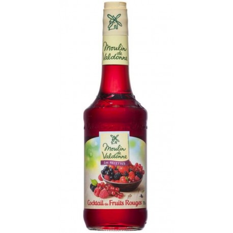MOULIN DE VALDONNE - SIROP PARFUM COCKTAIL DE FRUITS ROUGES Bouteille de 70cl