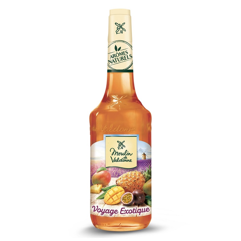 MOULIN DE VALDONNE - SIROP PARFUM FRUITS EXOTIQUES Bouteille de 70cl