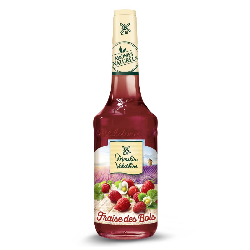 MOULIN DE VALDONNE - SIROP PARFUM FRAISE DES BOIS Bouteille de 70cl