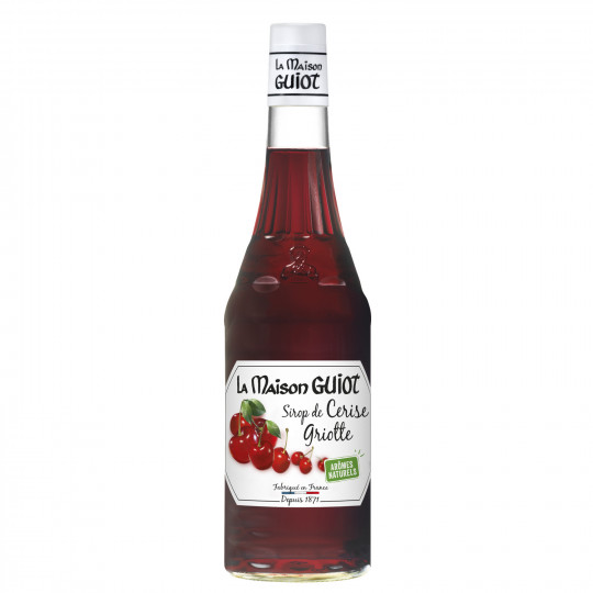 MAISON GUIOT - SIROP DE CERISE GRIOTTE Bouteille de 70cl