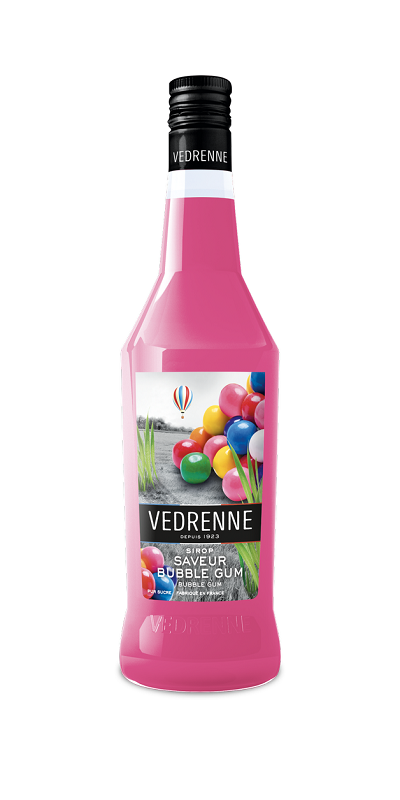 VEDRENNE - SIROP DE BUBBLE GUM Bouteille de 70cl