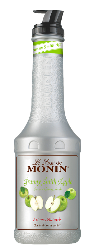MONIN - PUREE DE POMME VERTE GRANNY SMITH POUR SMOOTHIES Bouteille de 100cl