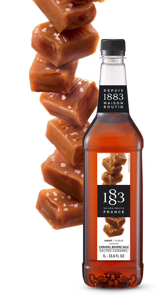 1883 ROUTIN - SIROP DE CARAMEL BEURRE SALE Bouteille de 100cl