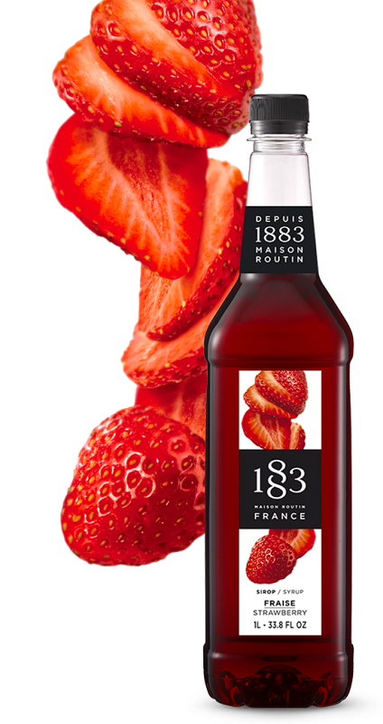 1883 ROUTIN - SIROP DE FRAISE Bouteille de 100cl