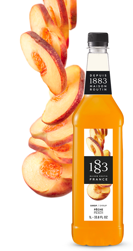 1883 ROUTIN - SIROP DE PECHE Bouteille de 100cl
