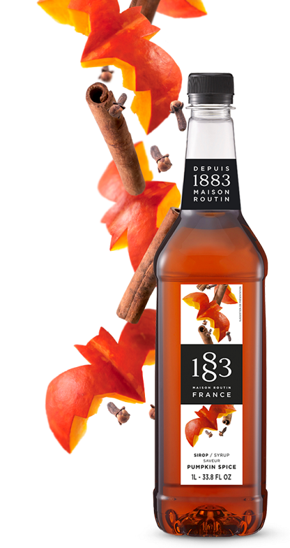 1883 ROUTIN - SIROP DE PUMPKIN SPICE Bouteille de 100cl