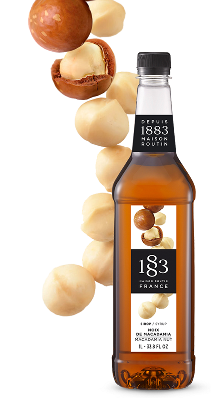 1883 ROUTIN - SIROP DE NOIX DE MACADAMIA Bouteille de 100cl