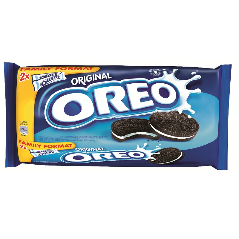 OREO - BISCUITS CACAO FOURRES VANILLE ORIGINAL 2 sachets de 154g
