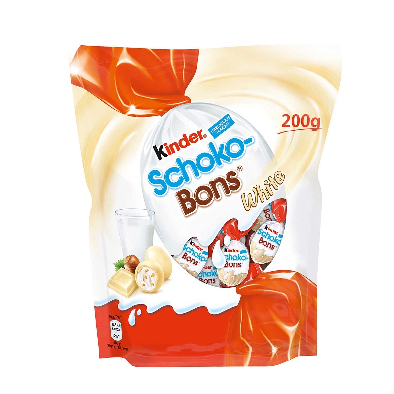 Ferrero Bonbons Chocolat Blanc Fourres Lait Noisettes Kinder Schoko