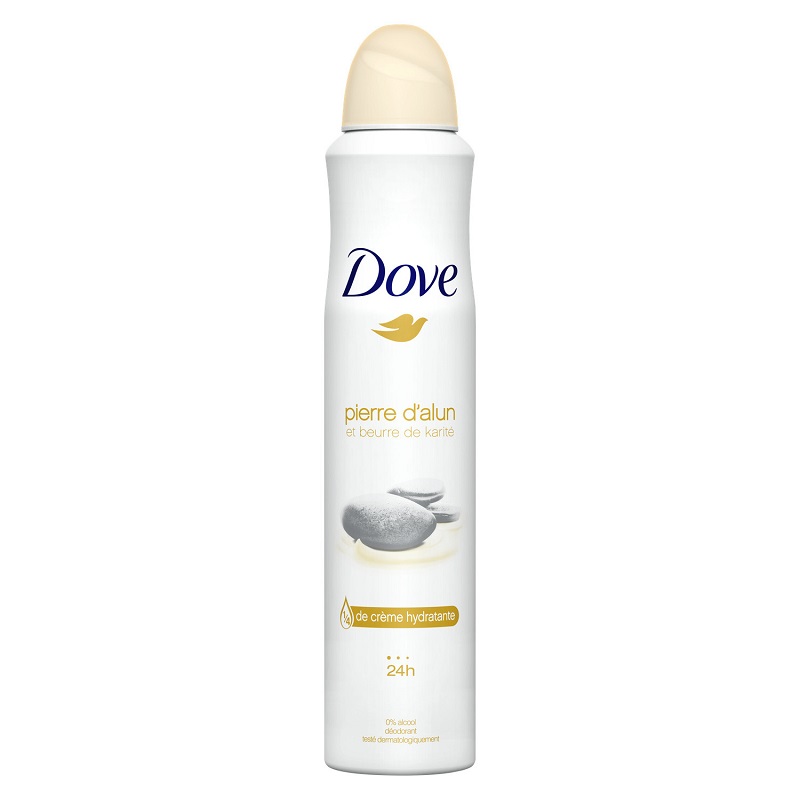 DOVE - DEODORANT PIERRE D\'ALUN KARITE ANTI-TRANSPIRANT Atomiseur de 200ml