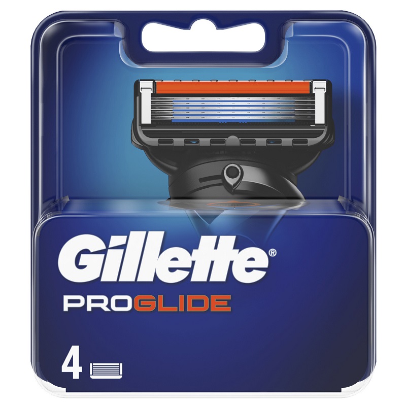 GILETTE - RECHARGE LAMES DE RASOIR HOMME PROGLIDE FUSION Paquet de 4