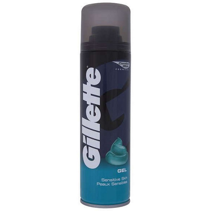 GILLETTE - GEL A RASER HOMME PEAU SENSIBLE Bombe de 200ml
