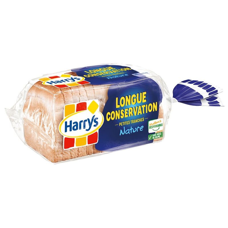 HARRYS - PAIN DE MIE NATURE LONGUE CONSERVATION 16 tranches - 250g