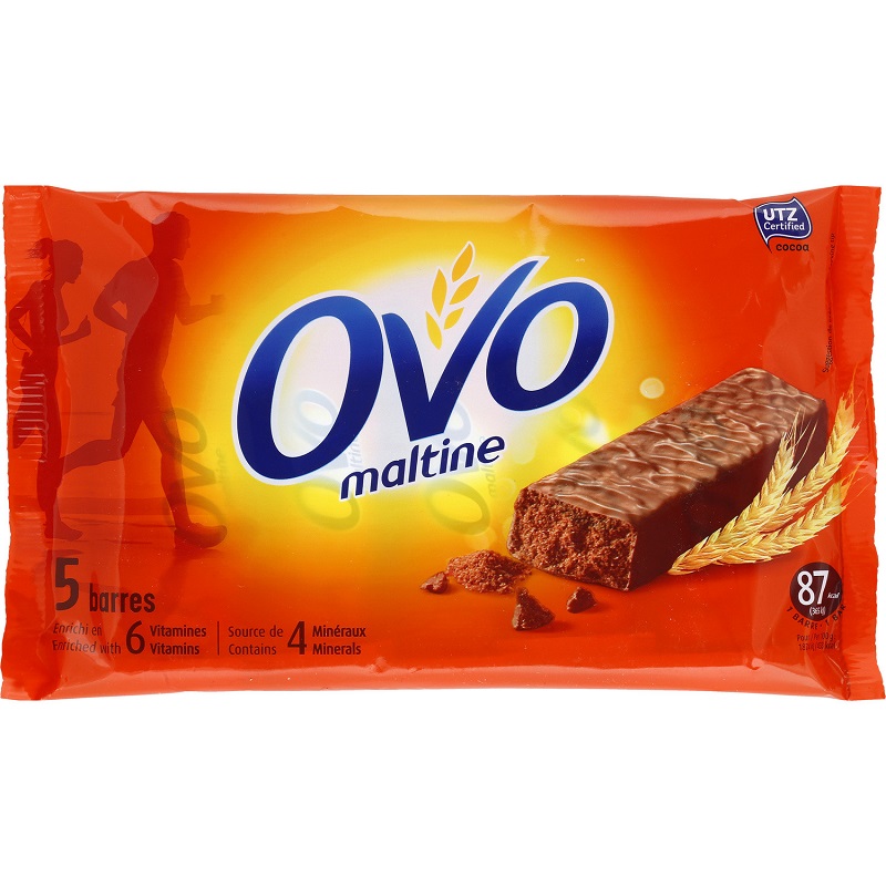 OVOMALTINE - BARRE ENERGETIQUE CEREALES Paquet de 5