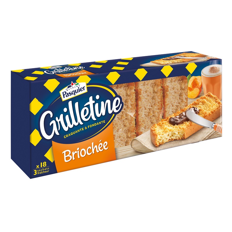 PASQUIER - BISCOTTES BRIOCHEES GRILLETINES 255g