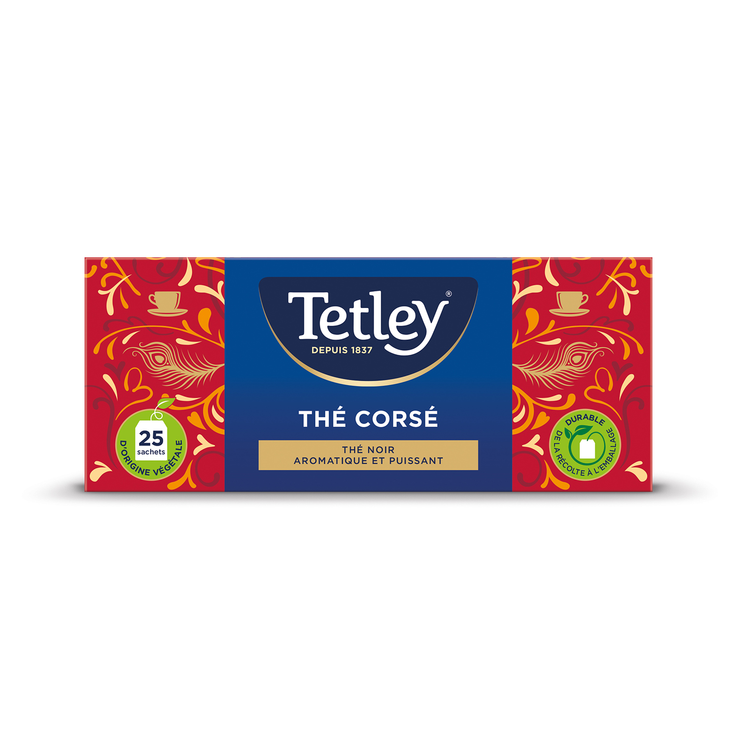 TETLEY - THE NOIR CORSE 25 sachets