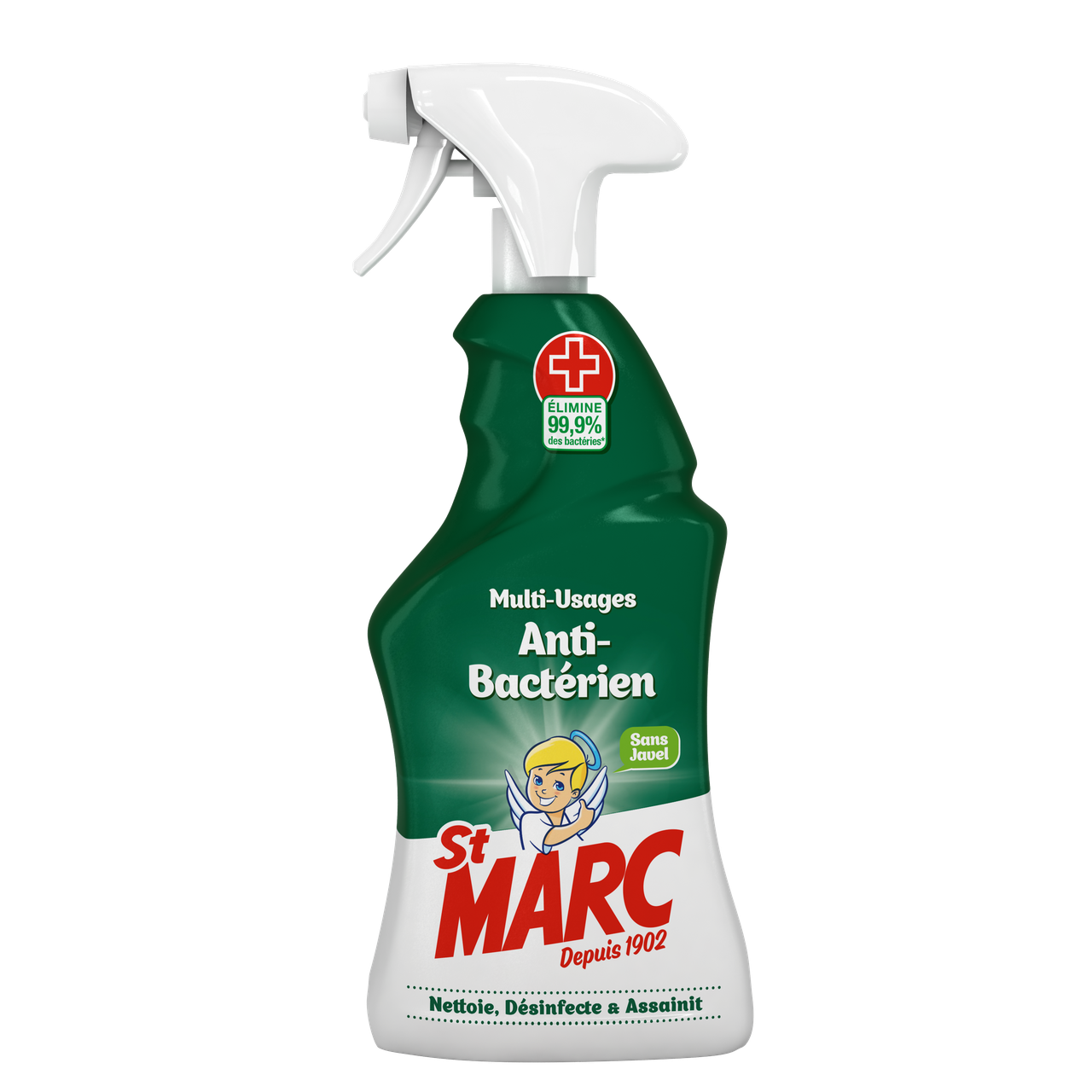 ST MARC - NETTOYANT MULTI-USAGE ANTI-BACTERIEN Spray de 750ml