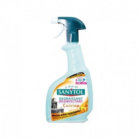 SANYTOL - DEGRAISSANT/DESINFECTANT CUISINE Spray de 500ml