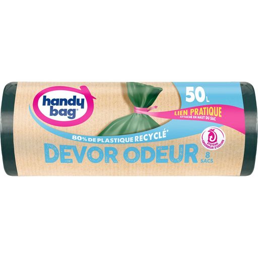 HANDY BAG - SACS POUBELLE DEVOR ODEUR AVEC LIEN 50L
