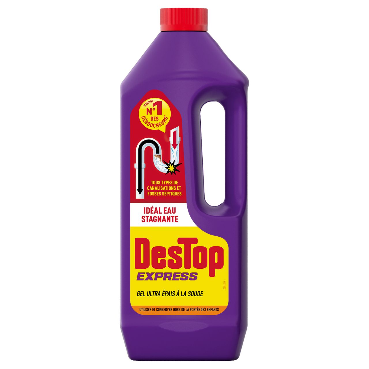 DESTOP - DEBOUCHEUR EXPRESS A LA SOUDE Flacon de 950ml