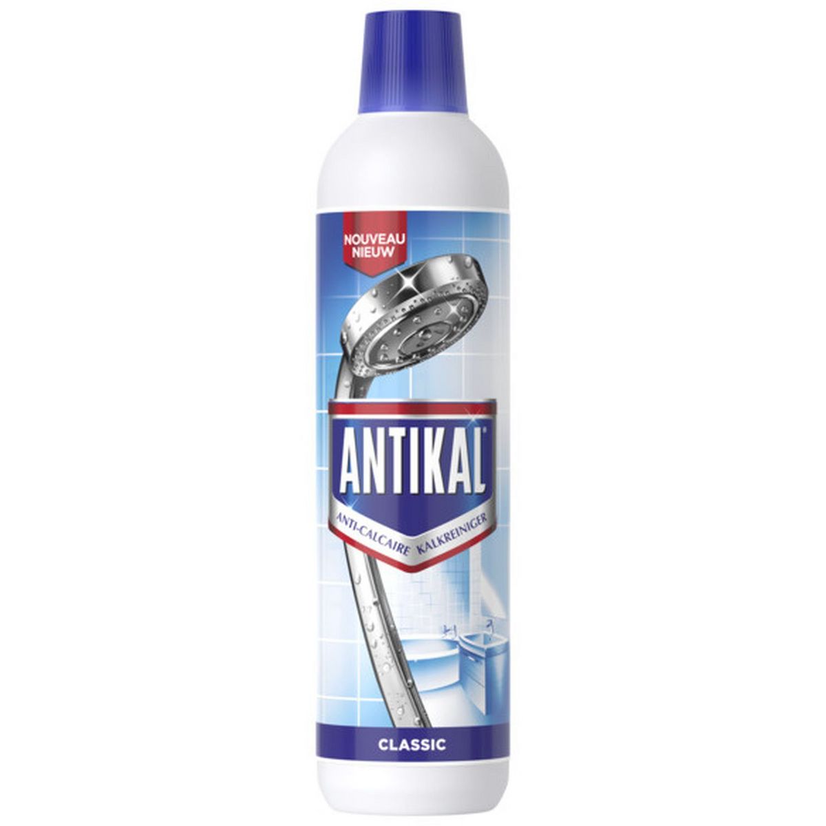 ANTIKAL - NETTOYANT ANTI-CALCAIRE SALLE DE BAIN Flacon de 750ml