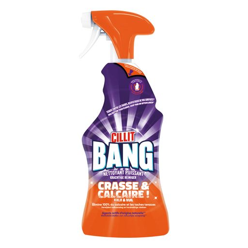 CILLIT BANG - NETTOYANT MENAGER CRASSE ET CALCAIRE Spray de 750ml