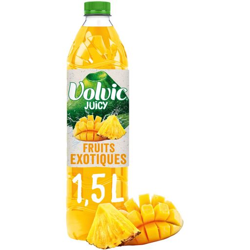 VOLVIC - EAU AROMATISEE AUX FRUITS EXOTIQUES JUICY Bouteille de 1.5L