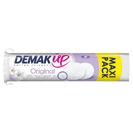 DEMAK\'UP - DISQUES DE COTON ORIGINAL Paquet de 105 cotons