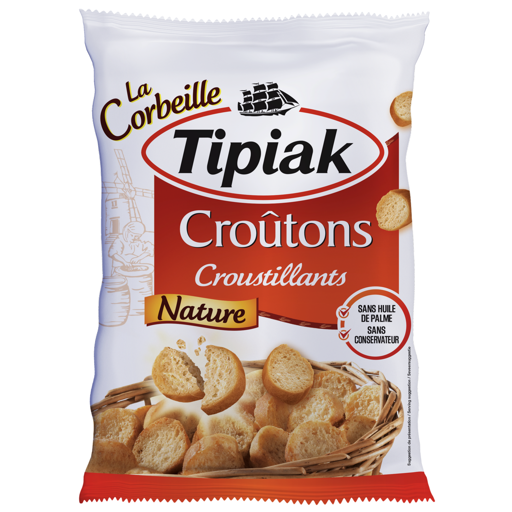 TIPIAK - CROUTONS NATURE Paquet de 300g