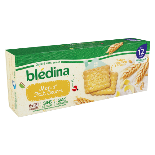 BLEDINA - MON 1ER PETIT BEURRE NATURE DES 12 MOIS Paquet de 133g