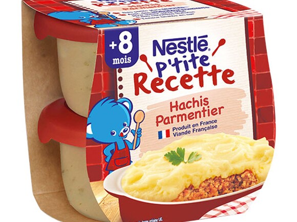 NESTLE - HACHIS PARMENTIER DES 8 MOIS Les 2 pots de 200g