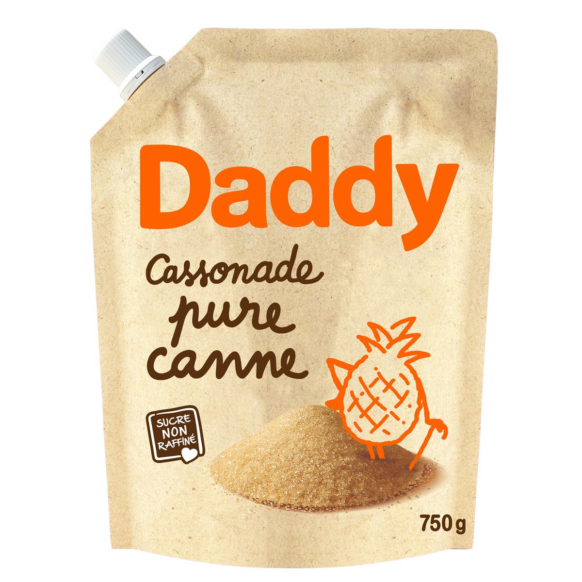 DADDY - SUCRE EN POUDRE CASSONADE PURE CANNE Boite de 750g