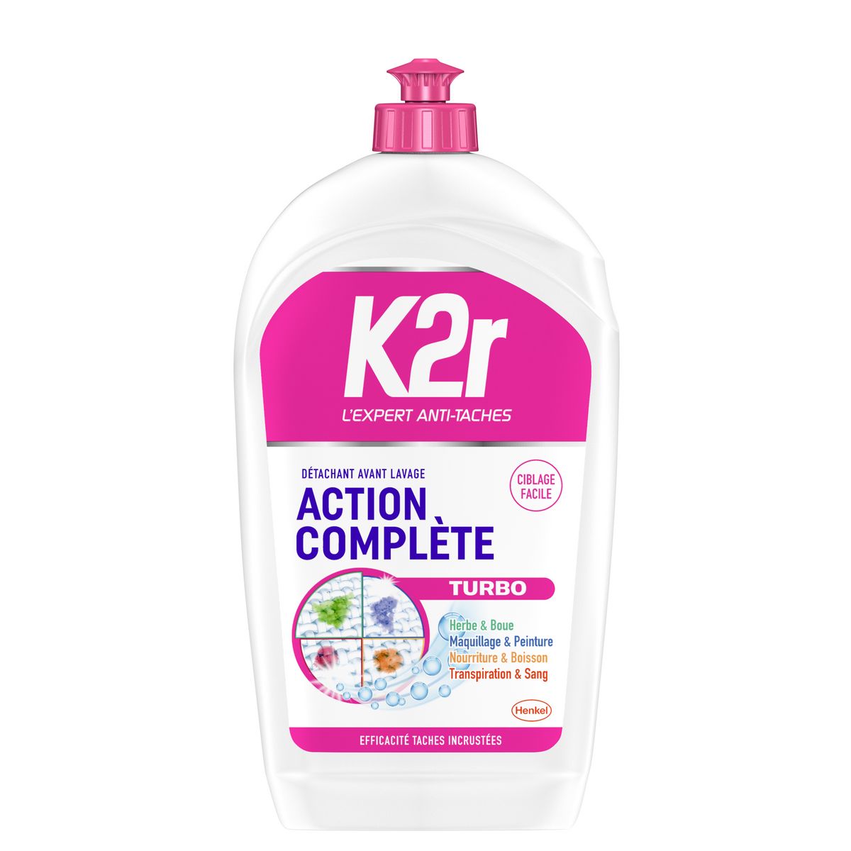 K2R - DÉTACHANT AVANT LAVAGE Flacon de 750ml