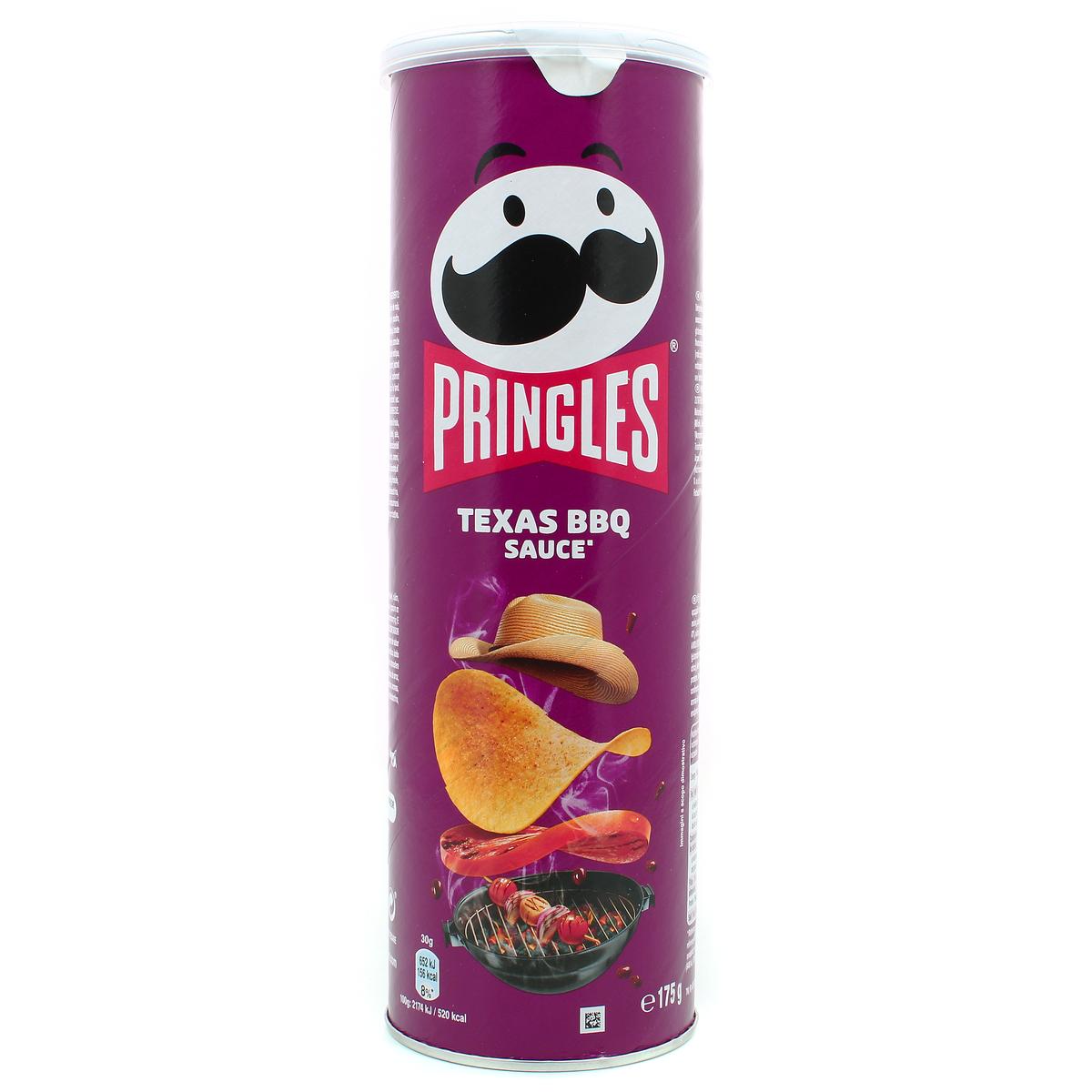 PRINGLES - TUILES APERITIF TEXAS SAUCE BBQ Boite de 175g