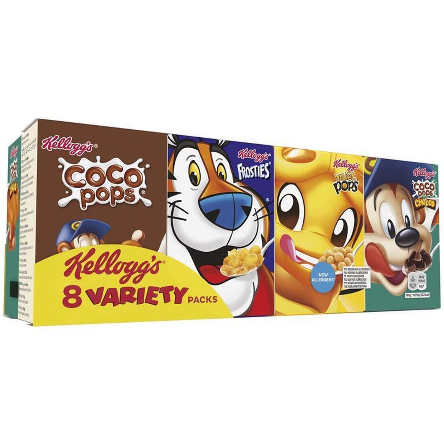 KELLOGG\'S - ASSORTIMENT CEREALES Pack 8 paquets : 215g