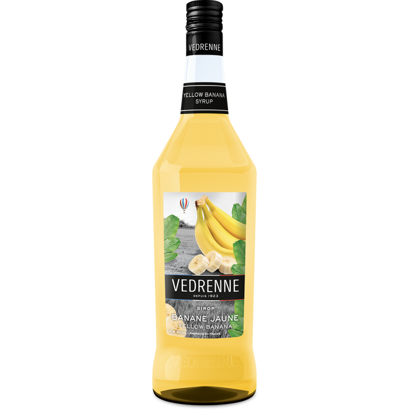 VEDRENNE - SIROP DE BANANE JAUNE Bouteille de 100cl