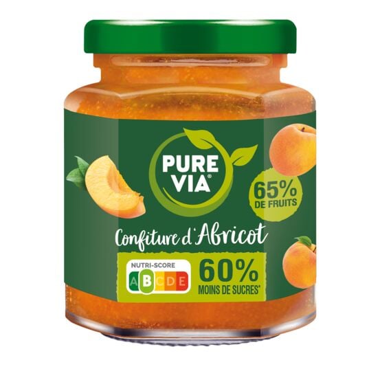PURE VIA - CONFITURE D\'ABRICOT Pot de 300g