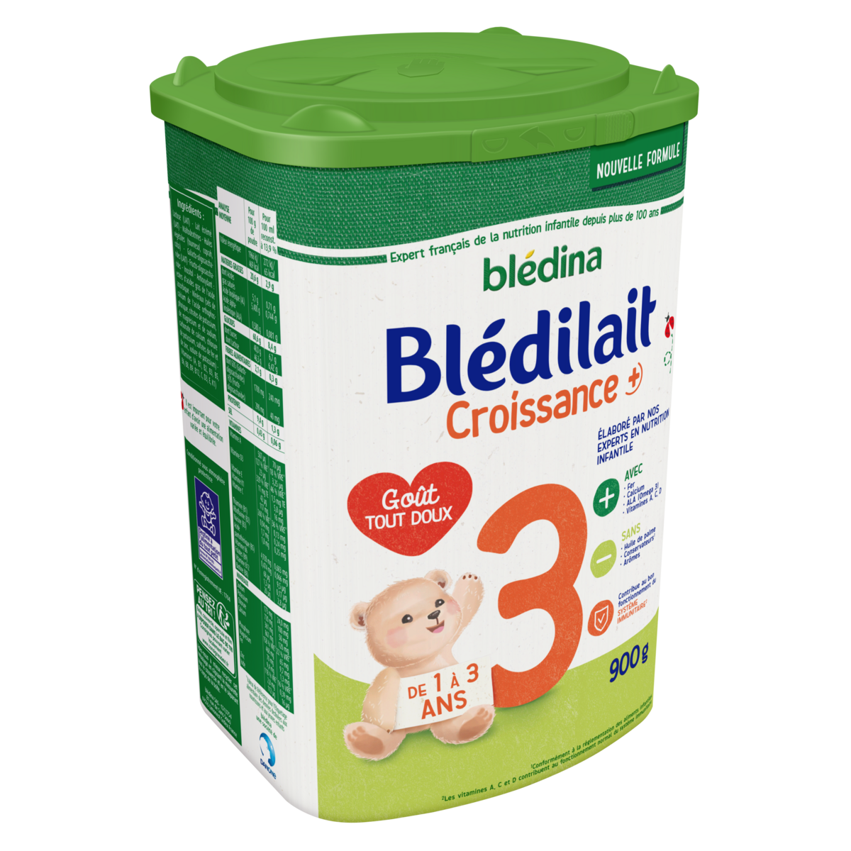 BLEDINA - LAIT EN POUDRE DE CROISSANCE BLEDILAIT Boite de 900g