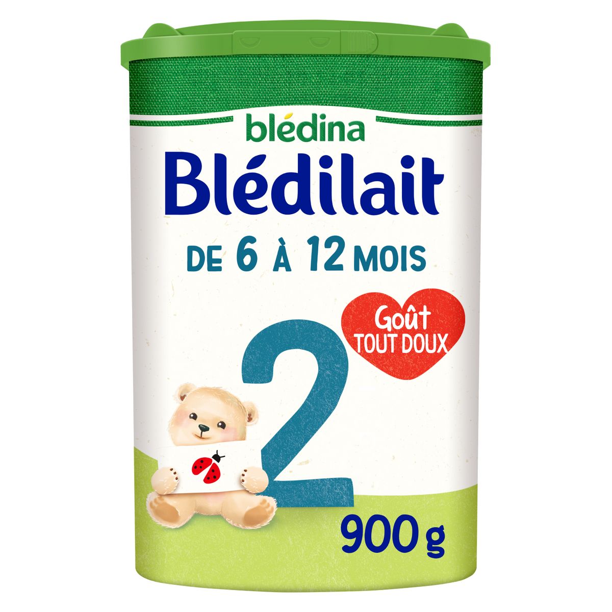 BLEDINA - LAIT EN POUDRE 2ème AGE BLEDILAIT Boite de 900g
