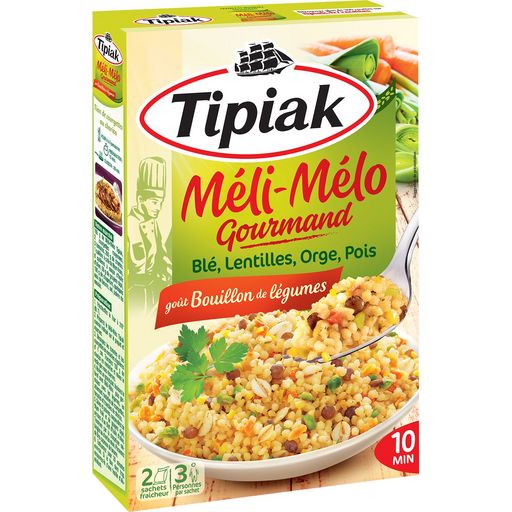 TIPIAK - MELI MELO GOURMAND GOUT BOUILLON DE LEGUMES Paquet de 330g