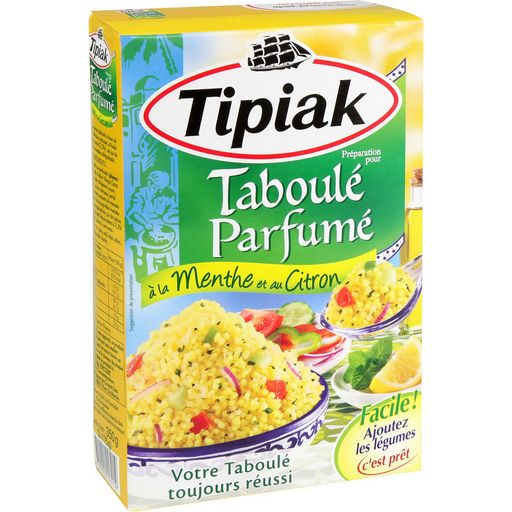 TIPIAK - TABOULÉ MENTHE CITRON Paquet de 350g