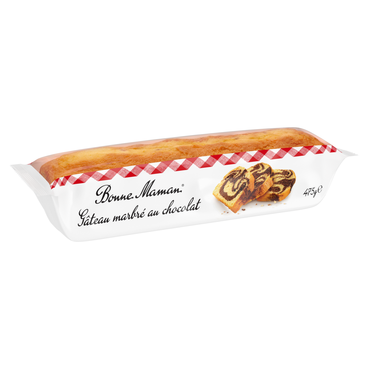 BONNE MAMAN - GÂTEAU MARBRE CHOCOLAT ET BEURRE FRAIS 475g