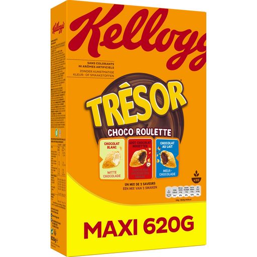 KELLOGG\'S - CEREALES TRESOR CHOCO ROULETTE 620g