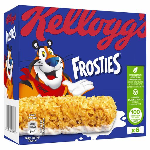 KELLOGG\'S - BARRES DE CEREALES FROSTIES 6 X 25g