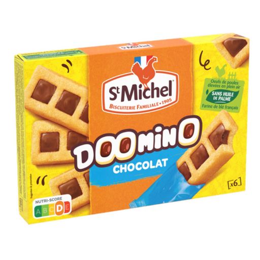 ST MICHEL - GATEAU AU CHOCOLAT DOOMINO Paquet de 180g