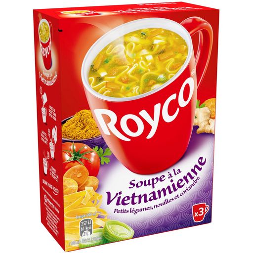 ROYCO - SOUPE A LA VIETNAMIENNE Paquet de 3 sachets de 16.2g
