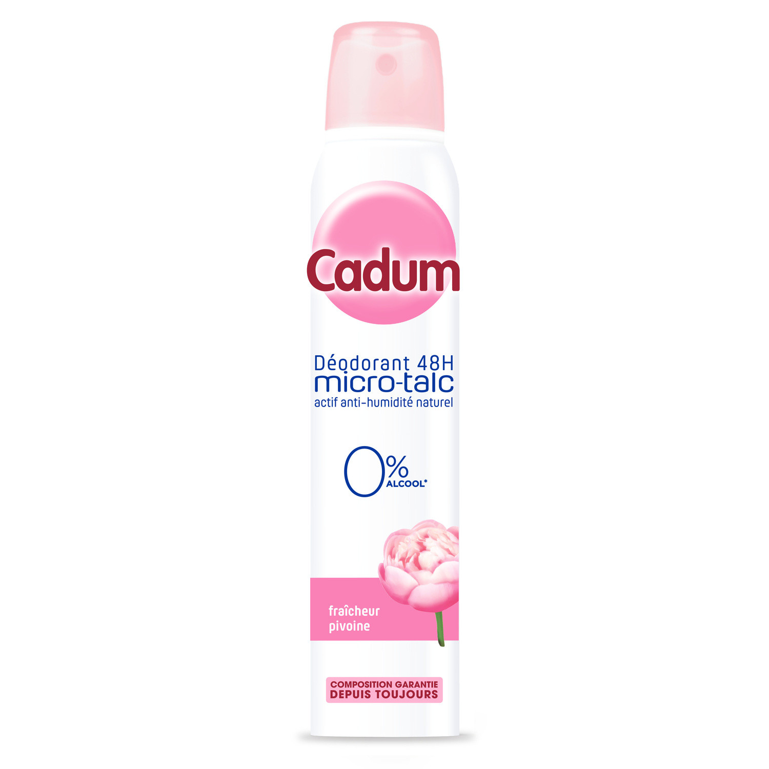 CADUM - DEODORANT ARGIL\'PROTECT FRAICHEUR PIVOINE Spay de 200ml