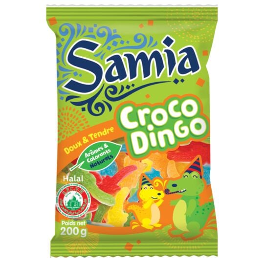 SAMIA - BONBONS HALAL CROCO DINGO Paquet de 200g