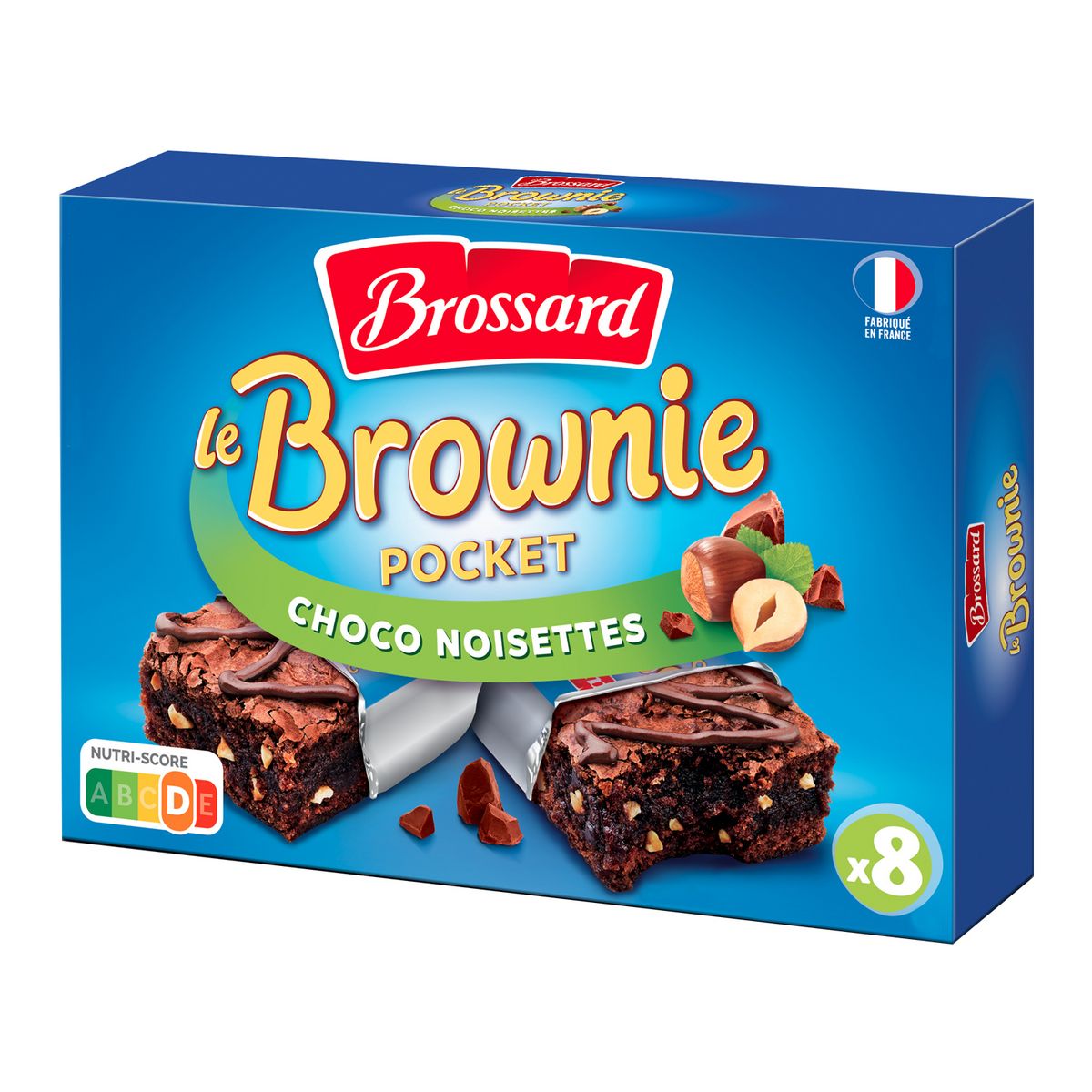 BROSSARD - MINI BROWNIE CHOCOLAT NOISETTES 240g