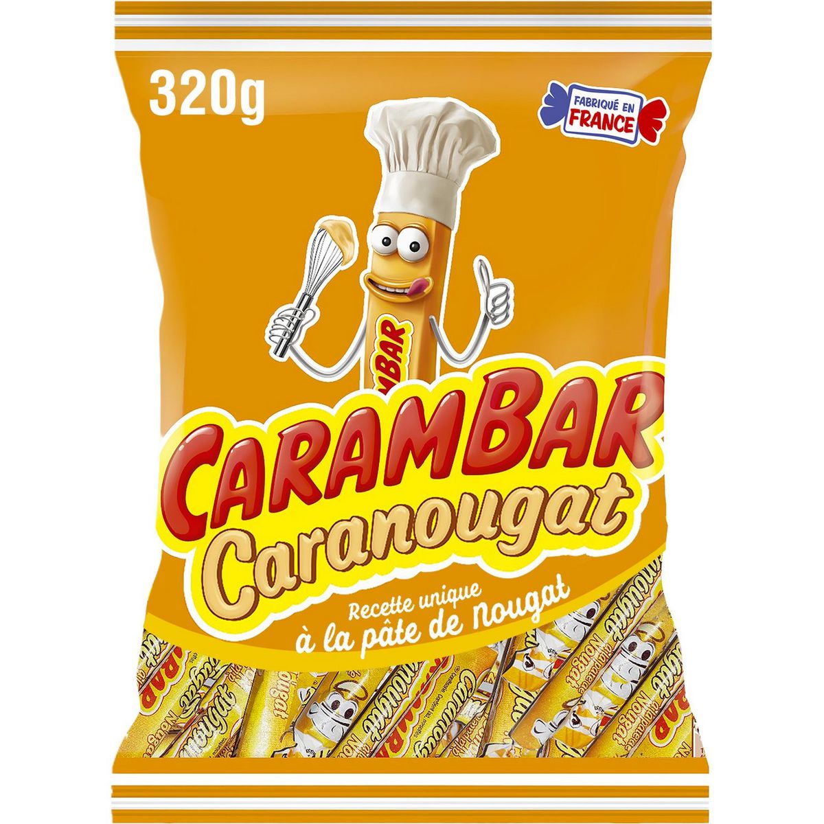 CARAMBAR - BONBON CARANOUGAT Paquet de 320g